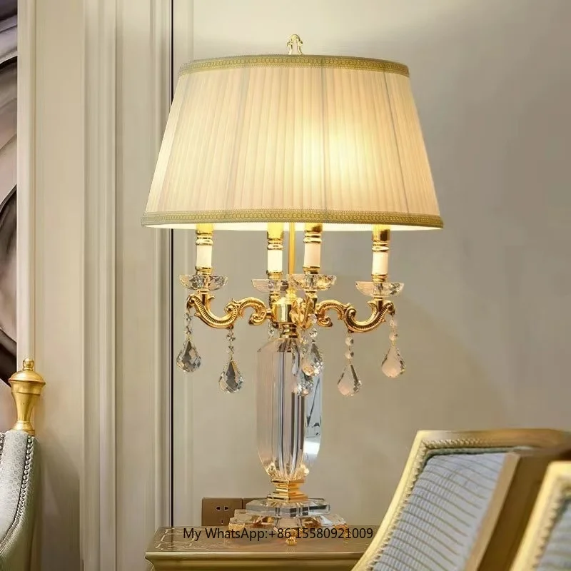 Living Room, Bedroom, Sofa, Desk Lamp, American Retro European Luxury Crystal Bedside Lamp
Living Room, Bedroom, Sofa, Desk Lamp, American Retro European Luxury Crystal Bedside Lamp
