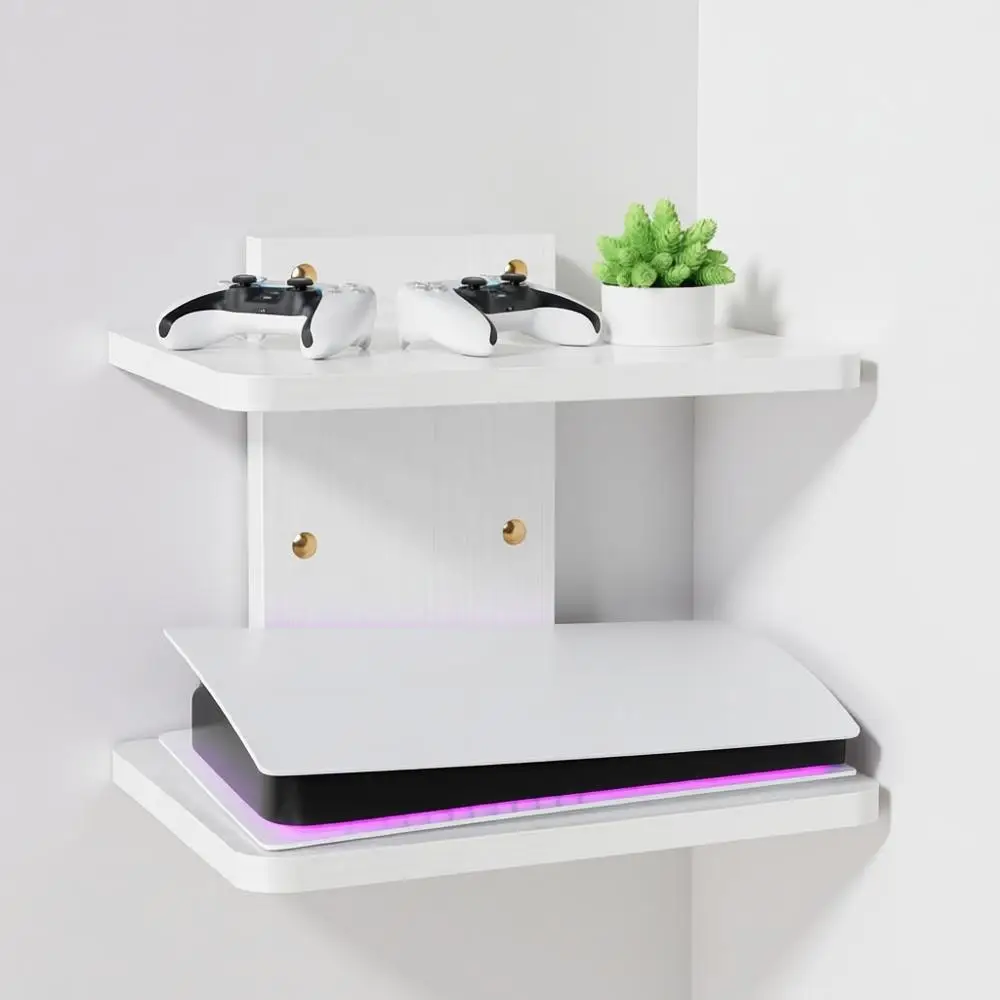 2 Tier Floating TV Shelf for Projector, DVD Players, Routers, Game Consoles, Cable Boxes, Living Room Decor Accessories, Holds U
2 Tier Floating TV Shelf for Projector, DVD Players, Routers, Game Consoles, Cable Boxes, Living Room Decor Accessories, Holds U