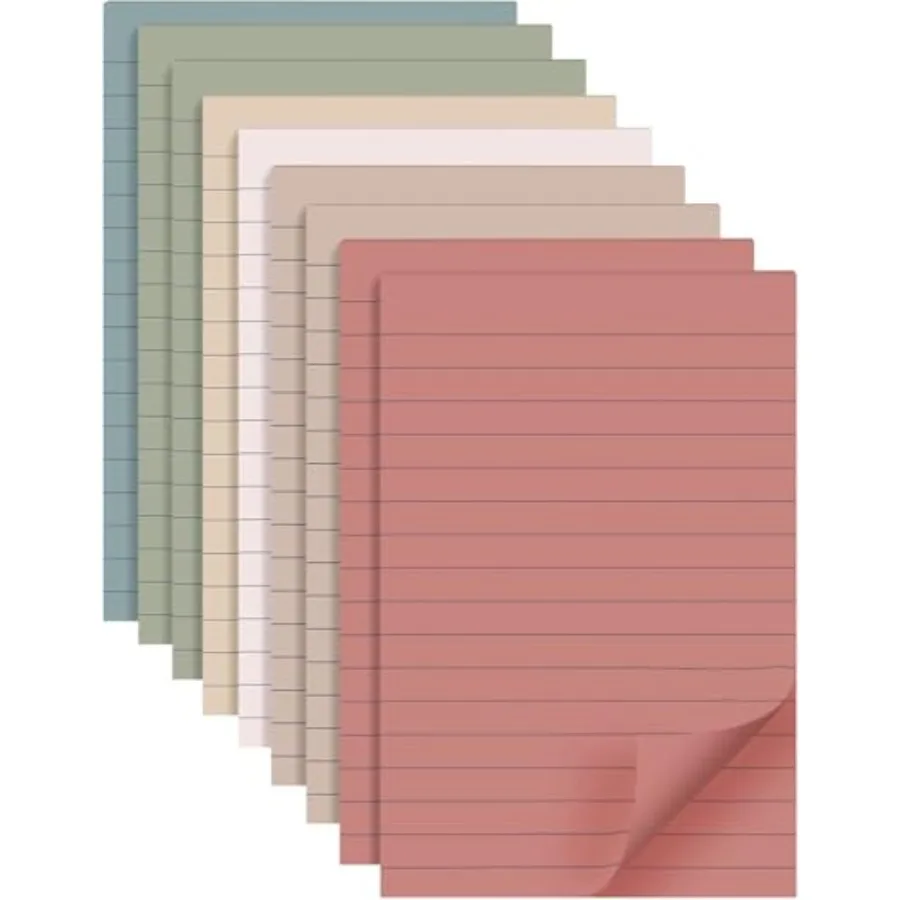 9 Pads Lined Sticky Notes 4x6 in Post, Self Pad Its, Super Sticking Power Memo Pads Its, 40 Sheets/pad
9 Pads Lined Sticky Notes 4x6 in Post, Self Pad Its, Super Sticking Power Memo Pads Its, 40 Sheets/pad