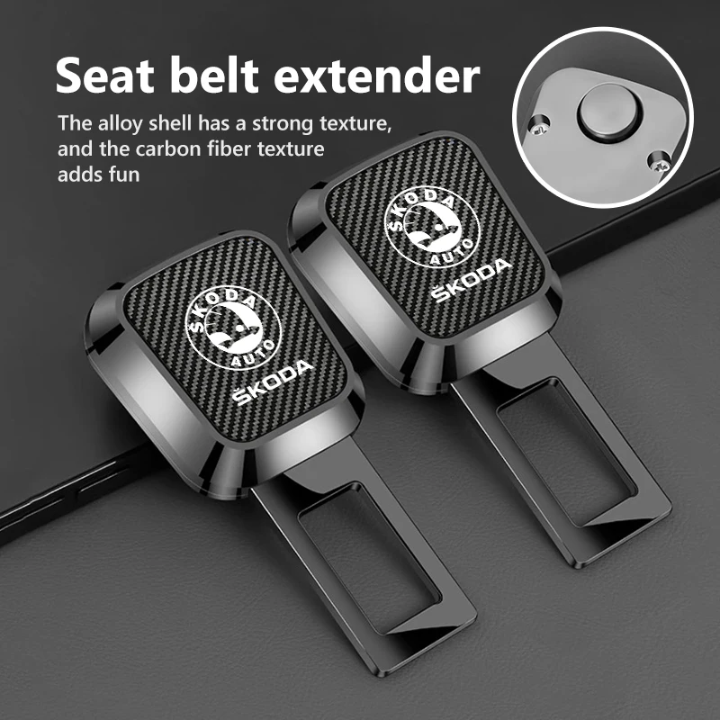 For Skoda Car Seat Belt Clip Extender Safety Belt Cover Seat Belt Padding Extension Kodiaq Fabia Kamiq Karoq Octavia 2 3 Rapid
For Skoda Car Seat Belt Clip Extender Safety Belt Cover Seat Belt Padding Extension Kodiaq Fabia Kamiq Karoq Octavia 2 3 Rapid