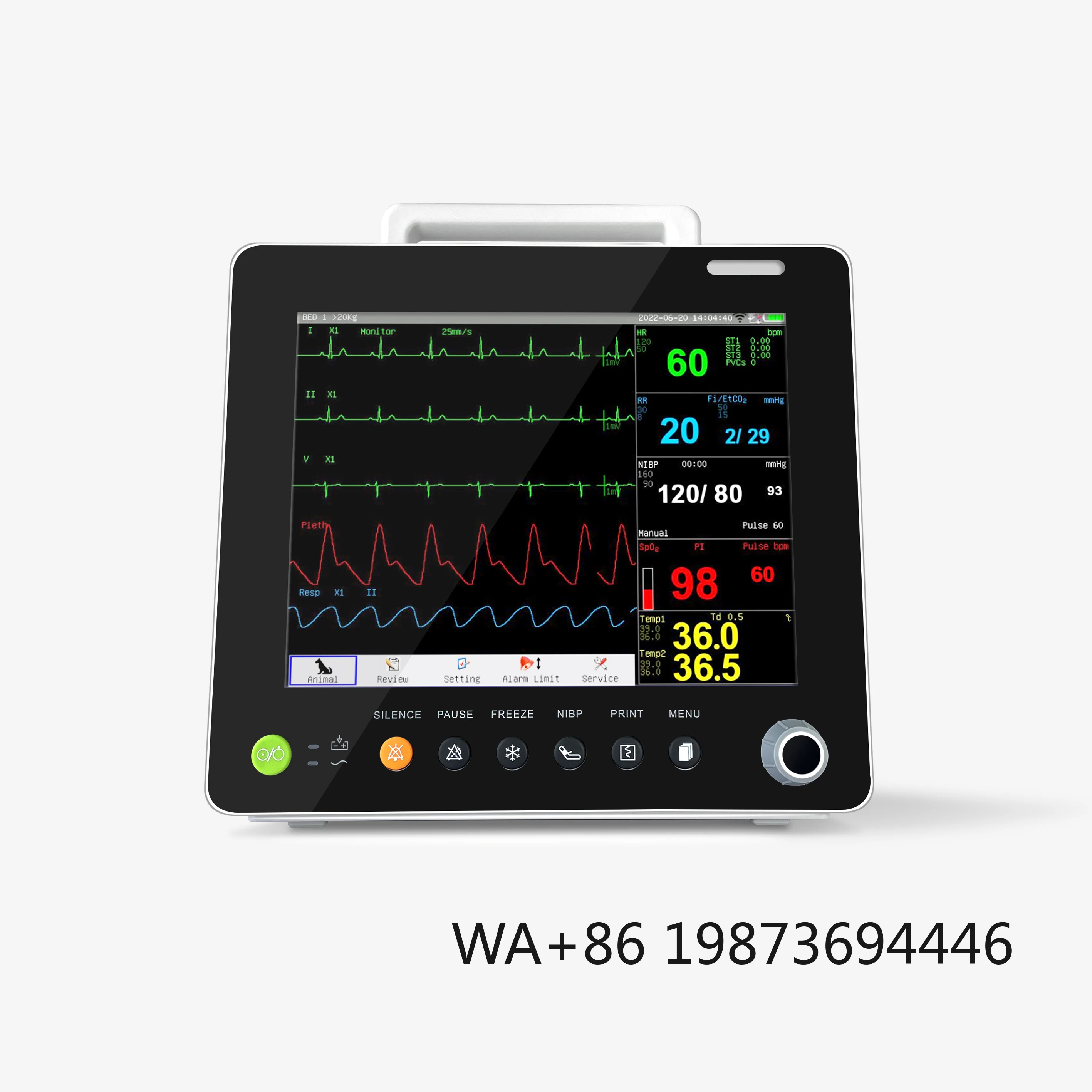 Oxygen Station Temperature Respiration Inspection Monitor for Veterinary Monitoring Devices Blood Pressure
Oxygen Station Temperature Respiration Inspection Monitor for Veterinary Monitoring Devices Blood Pressure