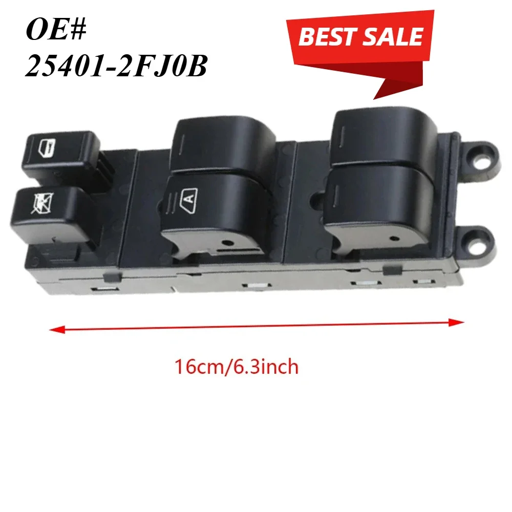For Nissan Venucia D50 R50 R50X M50V ABS Black Front Left Power Window Lift Switch With 13 Pins 25401-2FJ0B
For Nissan Venucia D50 R50 R50X M50V ABS Black Front Left Power Window Lift Switch With 13 Pins 25401-2FJ0B