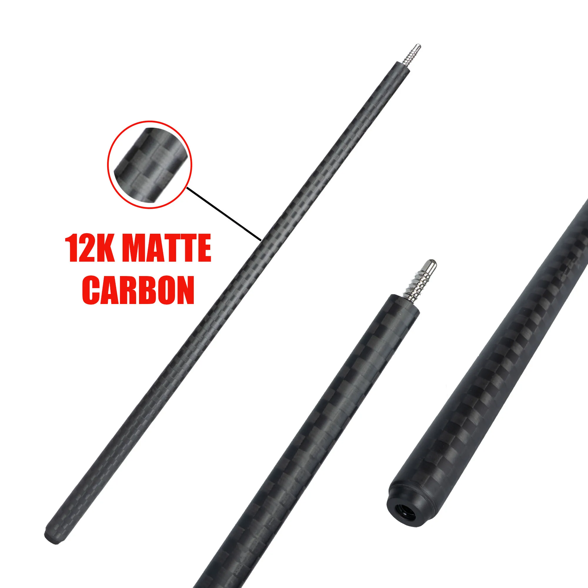 DARIO 12K Matte Carbon Fiber Billiard Cue Butt with Adjustable Weight Pool Cue Rear for Pool Table
DARIO 12K Matte Carbon Fiber Billiard Cue Butt with Adjustable Weight Pool Cue Rear for Pool Table