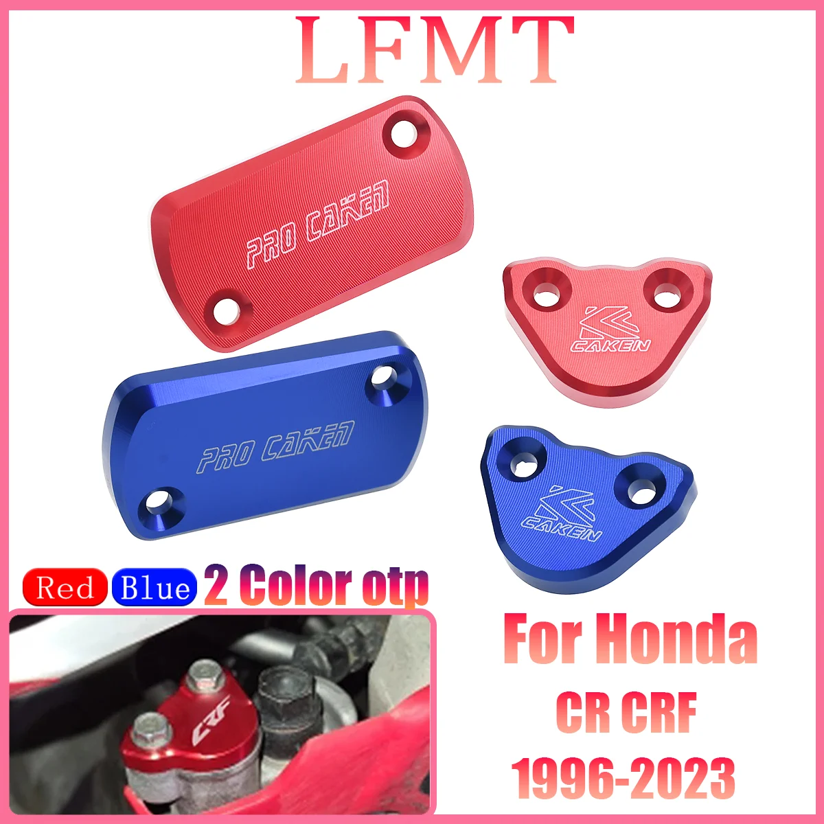 Front Rear Brake Fluid Reservoir Cover For HONDA CRF250R CRF150R CRF250X CRF450X CRF450R CRF 250 450 RX 450L Motorcycle CNC Cap
Front Rear Brake Fluid Reservoir Cover For HONDA CRF250R CRF150R CRF250X CRF450X CRF450R CRF 250 450 RX 450L Motorcycle CNC Cap