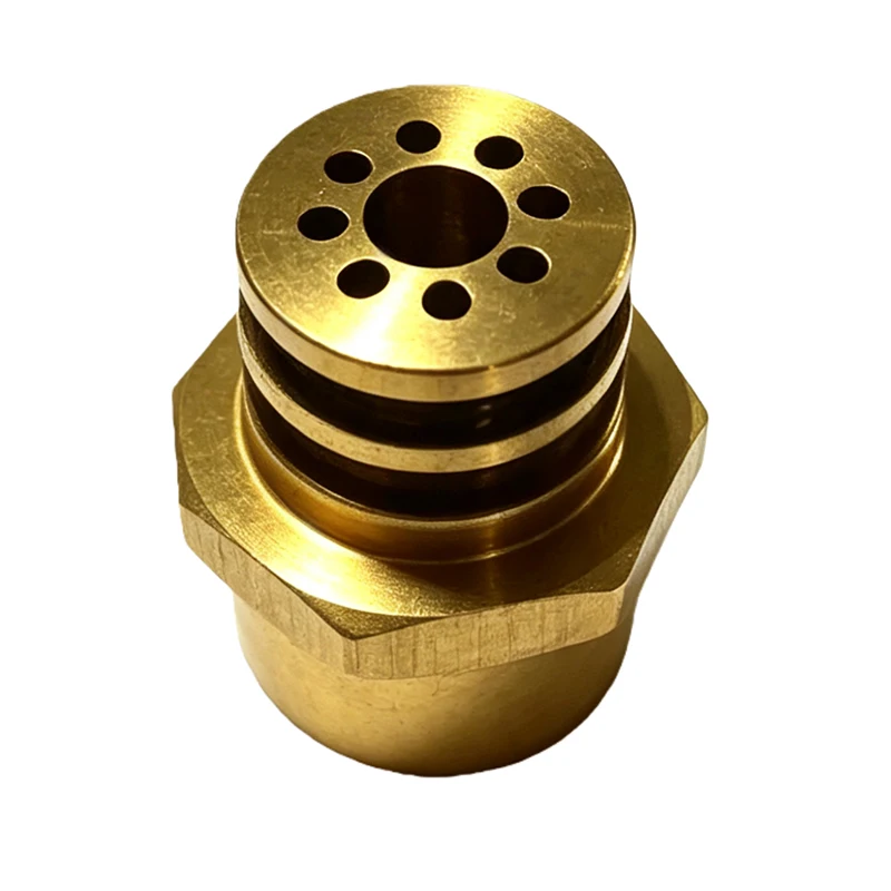 OEM Precision CNC Machining Brass Spray Connector Hexagonal Base Multi Small Holes Brass Atomizing Nozzle with Annular Grooves
OEM Precision CNC Machining Brass Spray Connector Hexagonal Base Multi Small Holes Brass Atomizing Nozzle with Annular Grooves
