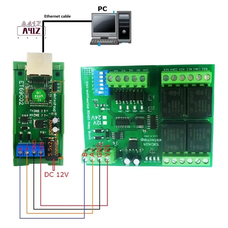 A41Z-ET69C02 Ethernet-сеть IP преобразователь шины RJ45 в RS485 для Modbus RTU Master Slave Client Server MQTT PLC
A41Z-ET69C02 Ethernet-сеть IP преобразователь шины RJ45 в RS485 для Modbus RTU Master Slave Client Server MQTT PLC