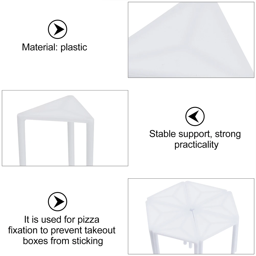 200Pcs Pizza Box Support Stands Strong Plastic Holders Prevent Collapse for Home Restaurant Pizzeria Supplies
200Pcs Pizza Box Support Stands Strong Plastic Holders Prevent Collapse for Home Restaurant Pizzeria Supplies