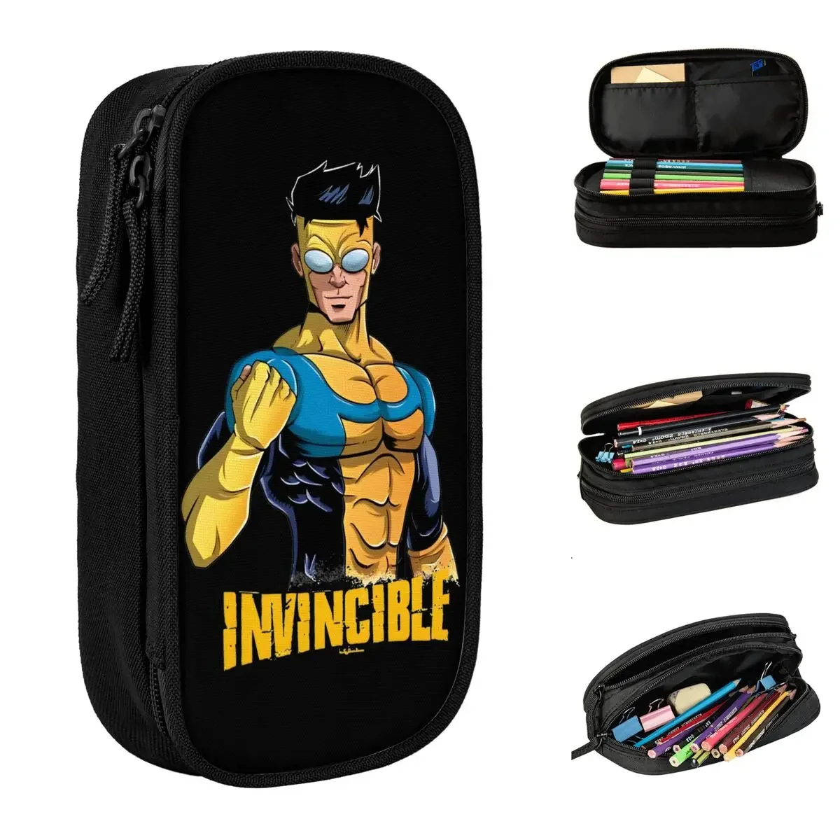 Lovely Invincible Superhero Viltrum Pencil Case Pencilcases Pen Holder Large Storage Bag Students School Gifts Stationery
Lovely Invincible Superhero Viltrum Pencil Case Pencilcases Pen Holder Large Storage Bag Students School Gifts Stationery