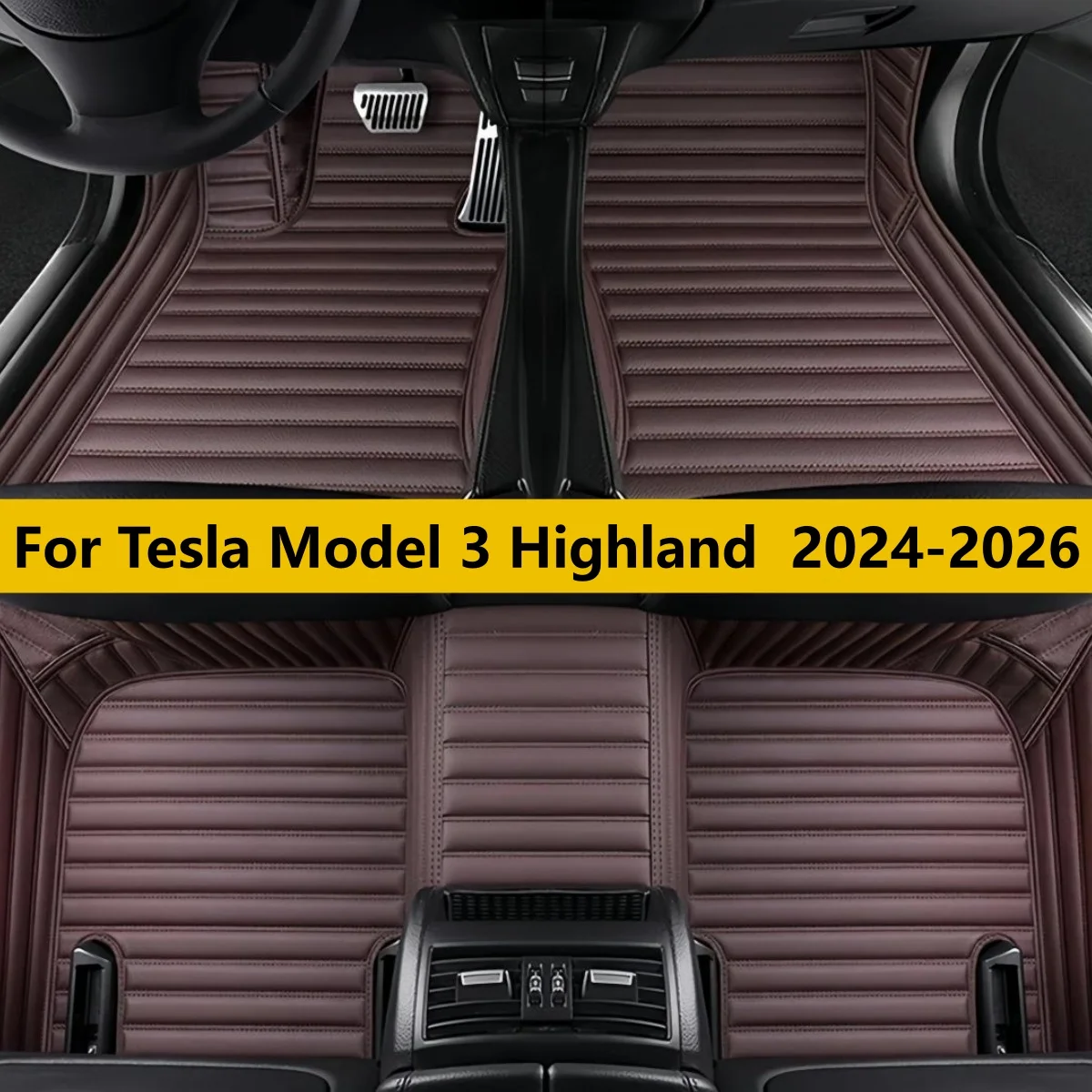 Custom Car Floor Mats For Tesla Model 3 Highland 2024 2025 2026 Car Waterproof Non-slip Floor Mat NEW Special Car Accessories
Custom Car Floor Mats For Tesla Model 3 Highland 2024 2025 2026 Car Waterproof Non-slip Floor Mat NEW Special Car Accessories