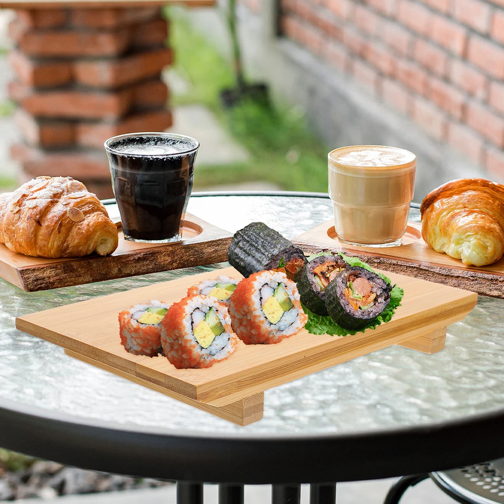 Bamboo Sushi Serving Tray Handmade Smooth Surface Party Snack Display Plate Japanese Style Decorative Food Platter 
Bamboo Sushi Serving Tray Handmade Smooth Surface Party Snack Display Plate Japanese Style Decorative Food Platter