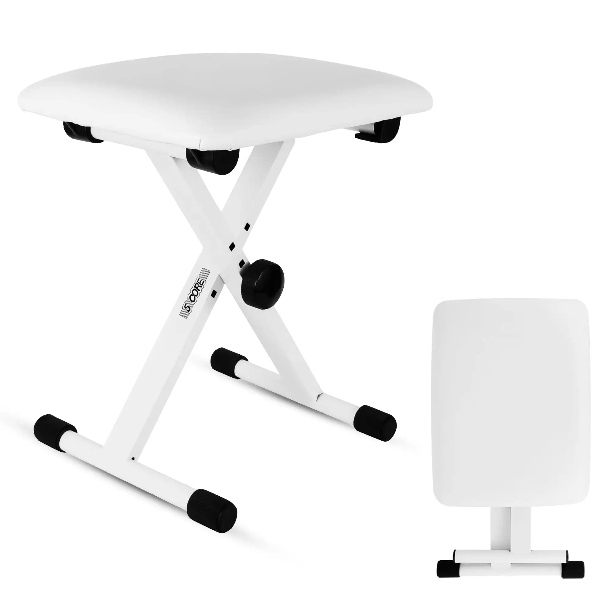 5 Core Keyboard Bench X Style Piano Stool Padded Adjustable Keyboards Chair KBB 02 WH
5 Core Keyboard Bench X Style Piano Stool Padded Adjustable Keyboards Chair KBB 02 WH