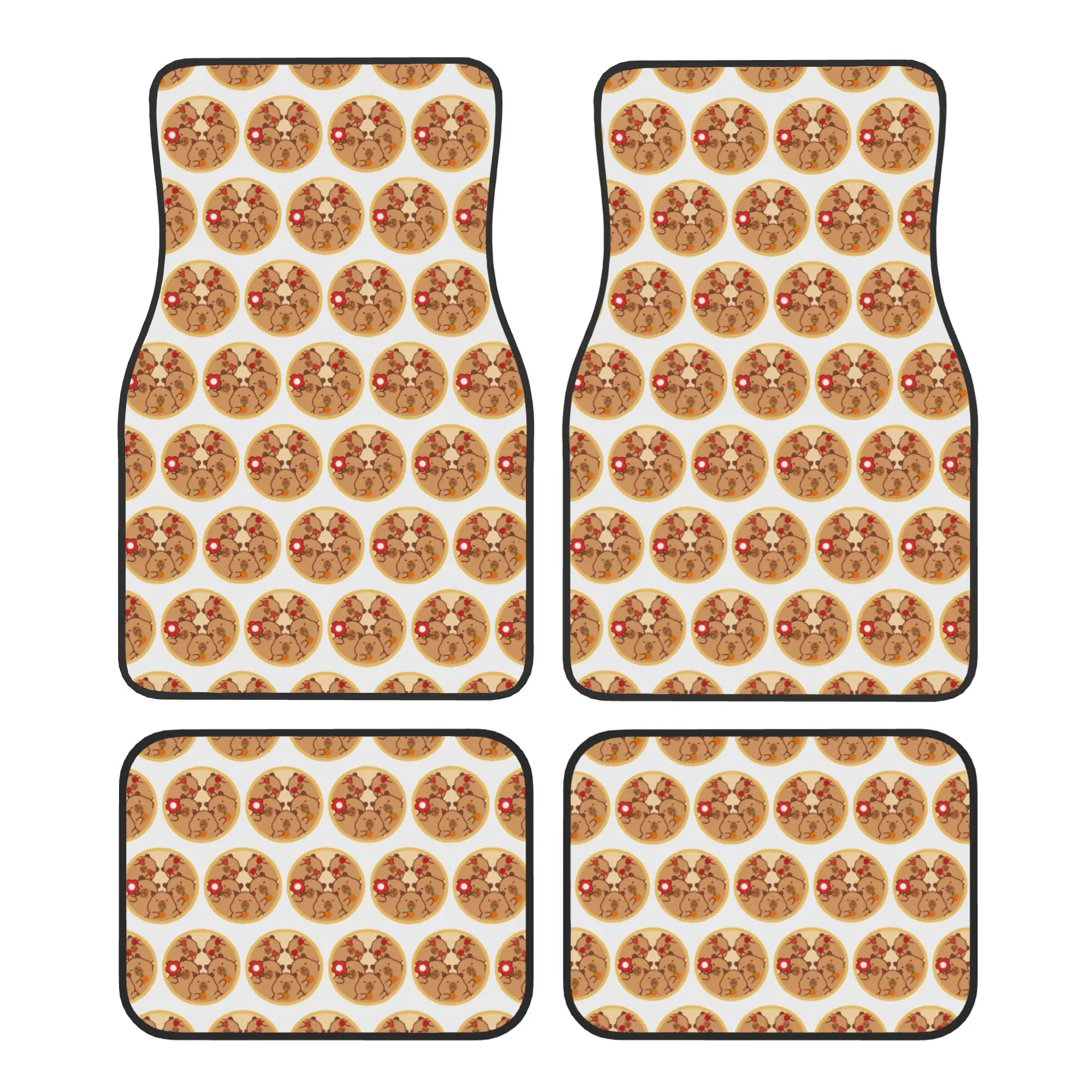 4PCS Crystal Velvet Car Floor Mats Capybara Anti Slip Car Carpet Floor Protection Universal Auto Front And Rear Foot Mats
4PCS Crystal Velvet Car Floor Mats Capybara Anti Slip Car Carpet Floor Protection Universal Auto Front And Rear Foot Mats