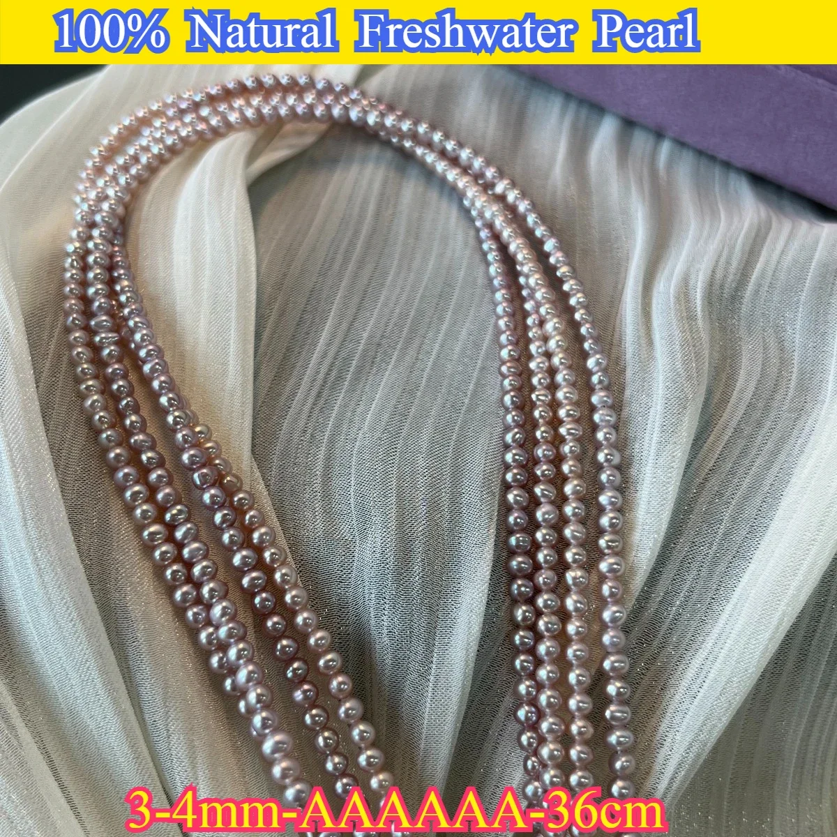 3-4mmAAAAAA Luminous Fine Natural Freshwater Pearl Purple Round Loose Bead Jewelry Make DIY Necklace Bracelet Women Wedding Gift
3-4mmAAAAAA Luminous Fine Natural Freshwater Pearl Purple Round Loose Bead Jewelry Make DIY Necklace Bracelet Women Wedding Gift