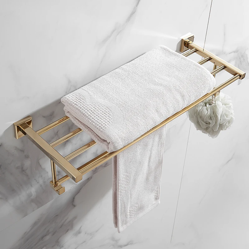 Luxury Gold Color Brass Square Bathroom Accessories Towel Shelf Towel Holder Toilet Paper Holder Wall Mounted Bath Hardware Sets
Luxury Gold Color Brass Square Bathroom Accessories Towel Shelf Towel Holder Toilet Paper Holder Wall Mounted Bath Hardware Sets