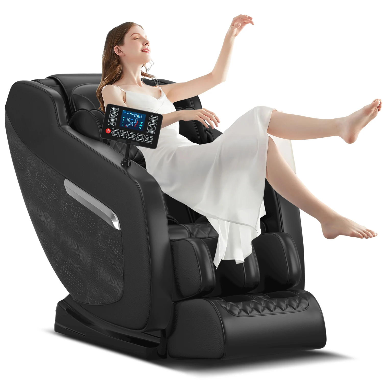 2025 massage chair full body with Zero Gravity Bluetooth Speaker Airbag Foot Roller Shiatsu Recliner full body airbag relaxation
2025 massage chair full body with Zero Gravity Bluetooth Speaker Airbag Foot Roller Shiatsu Recliner full body airbag relaxation