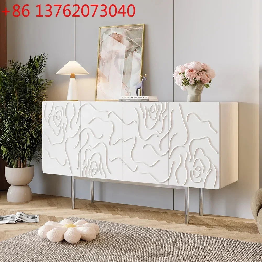 Rose relief cream style dining side cabinet French
Rose relief cream style dining side cabinet French