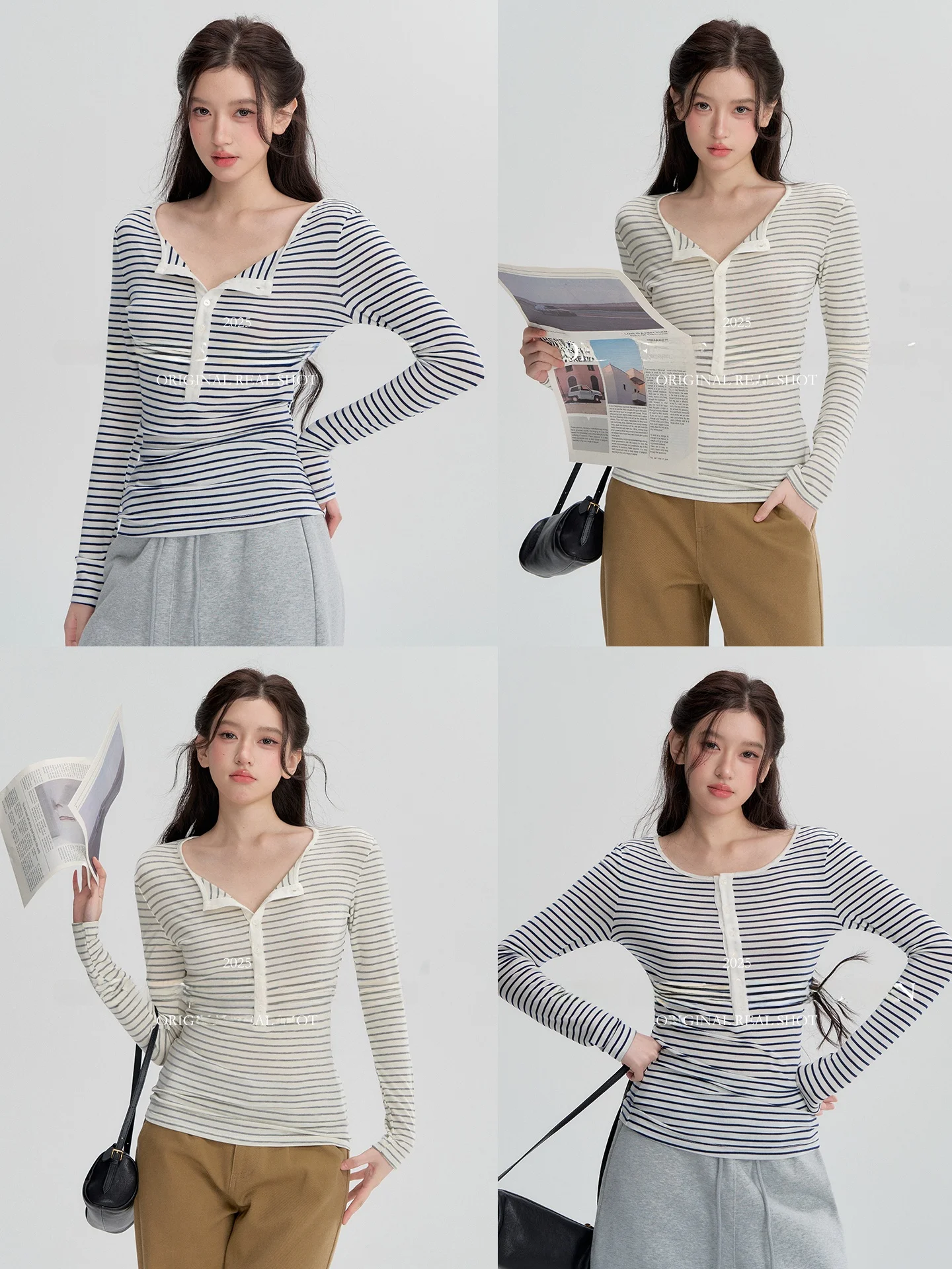 OIOI E Шелково-шерстяная футболка с длинным рукавом и воротником хенли, базовый слой, приталенная, в полоску, повседневная, женская, модная
OIOI E Шелково-шерстяная футболка с длинным рукавом и воротником хенли, базовый слой, приталенная, в полоску, повседневная, женская, модная