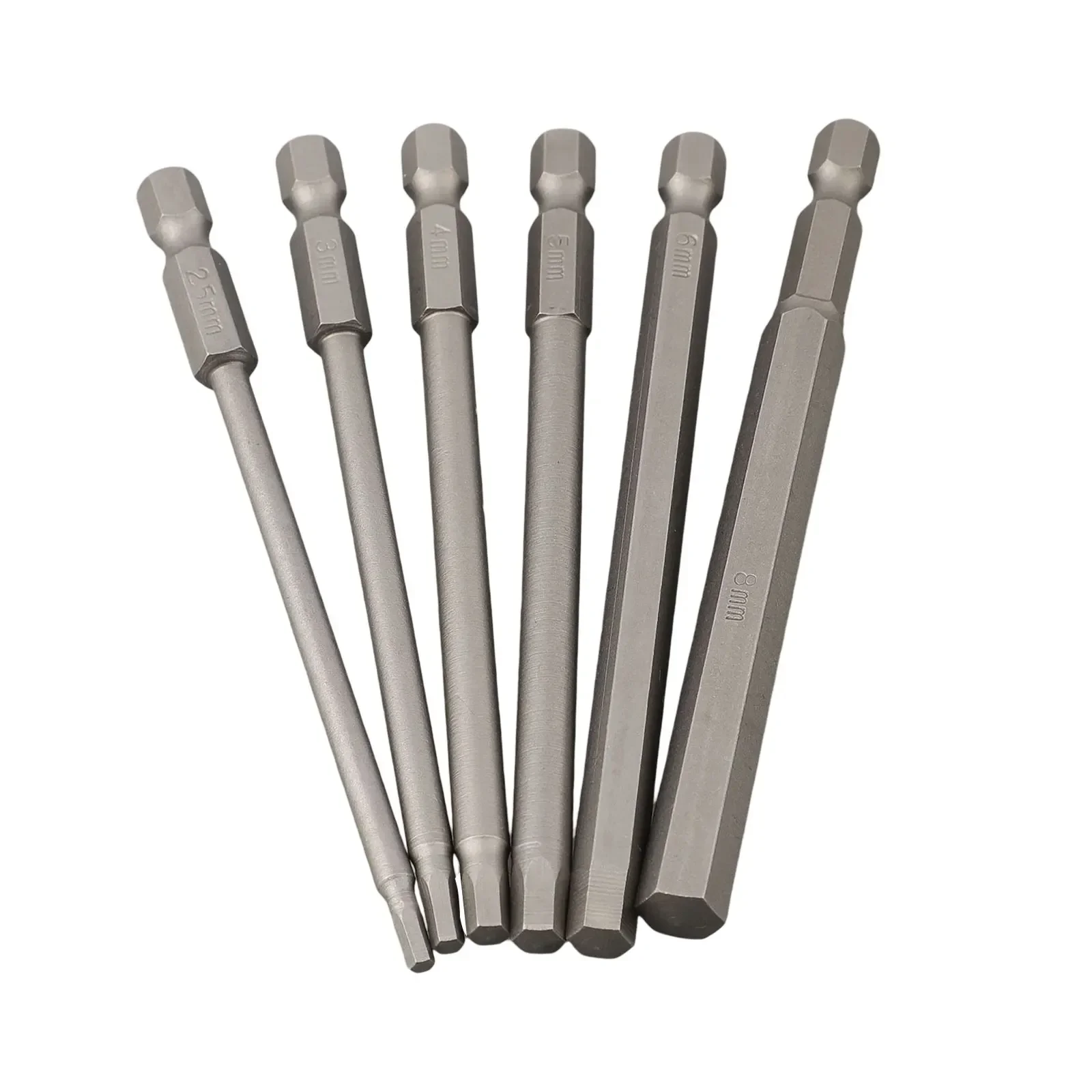 Bit Screwdriver Screwdriver Bit Set Tool With 1/4" Hex Shank With 1/4" Hex Shank 4 Inch 6 PCS Accessories Hexagon Head 
Bit Screwdriver Screwdriver Bit Set Tool With 1/4" Hex Shank With 1/4" Hex Shank 4 Inch 6 PCS Accessories Hexagon Head