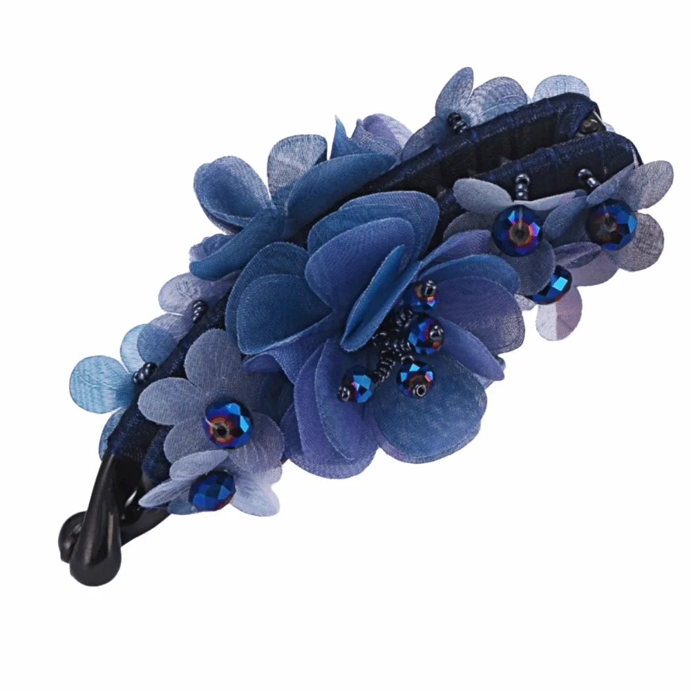 New Anti-Slip Banana Clip Retro Style Elegant Rose Twist Clip Handmade Ponytail Clip For Women
New Anti-Slip Banana Clip Retro Style Elegant Rose Twist Clip Handmade Ponytail Clip For Women