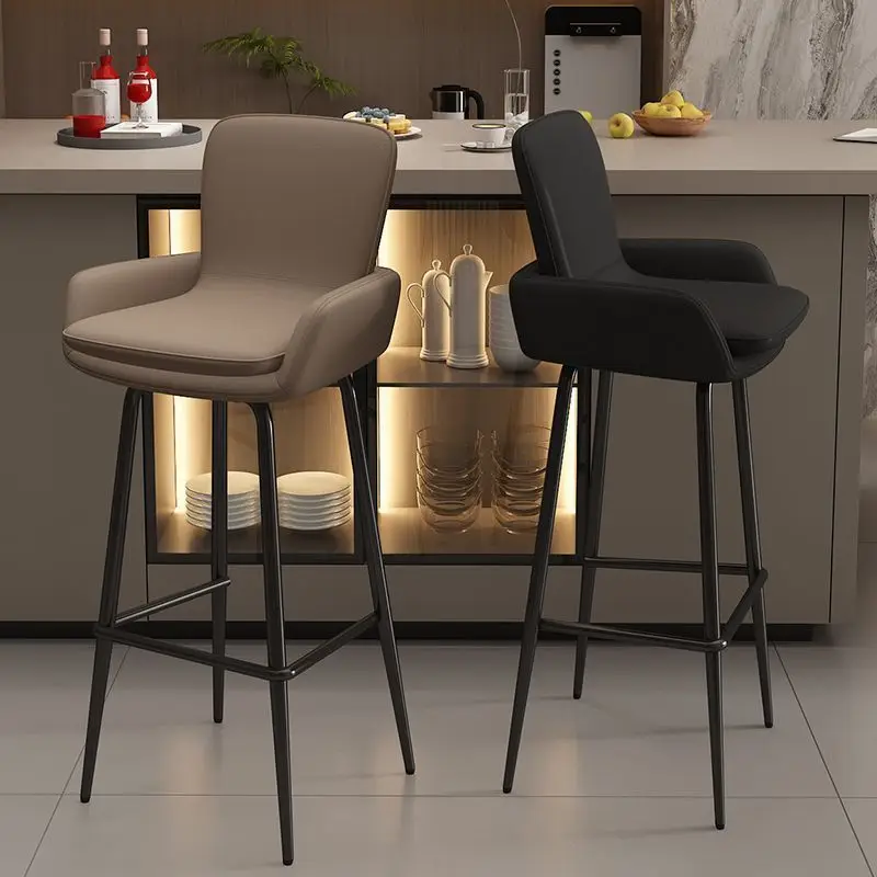 Brown Nordic Luxury Bar Stools Cushion Balcony Design Restaurant Bar Stools Dining Modern Sillas Para Barra Club Furniture
Brown Nordic Luxury Bar Stools Cushion Balcony Design Restaurant Bar Stools Dining Modern Sillas Para Barra Club Furniture