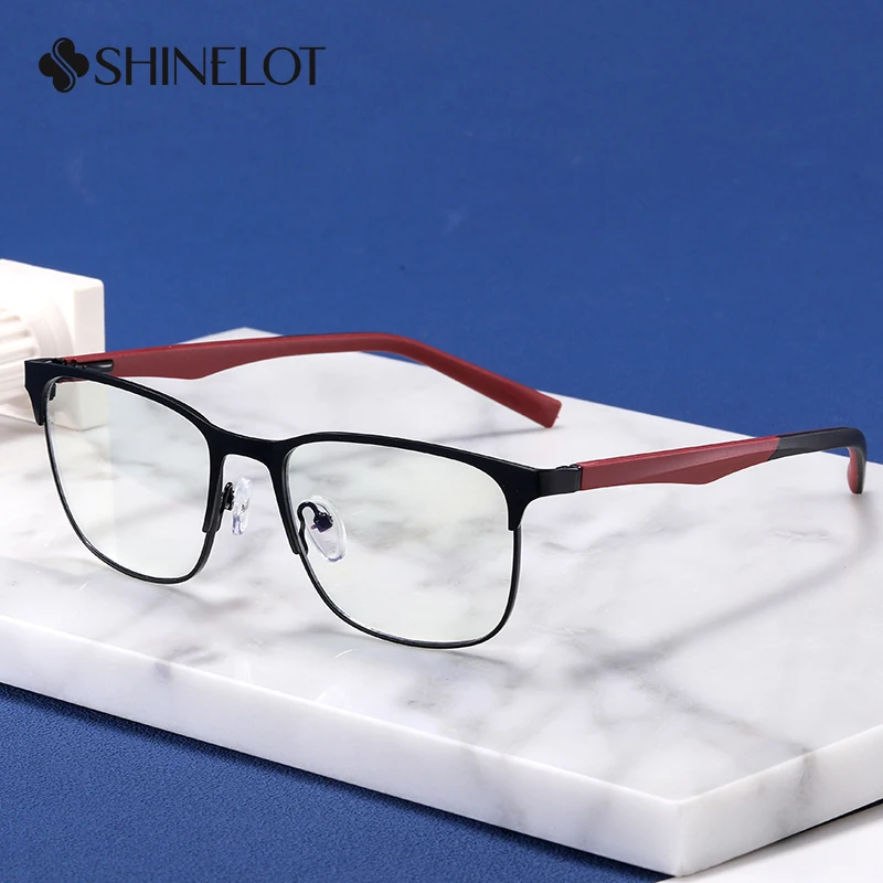 91364 Spectacles Eyewear Metal Rectangle Men Eyeglasses Frame Eye Protection Male Business Glasses Father's Day Gift
91364 Spectacles Eyewear Metal Rectangle Men Eyeglasses Frame Eye Protection Male Business Glasses Father's Day Gift