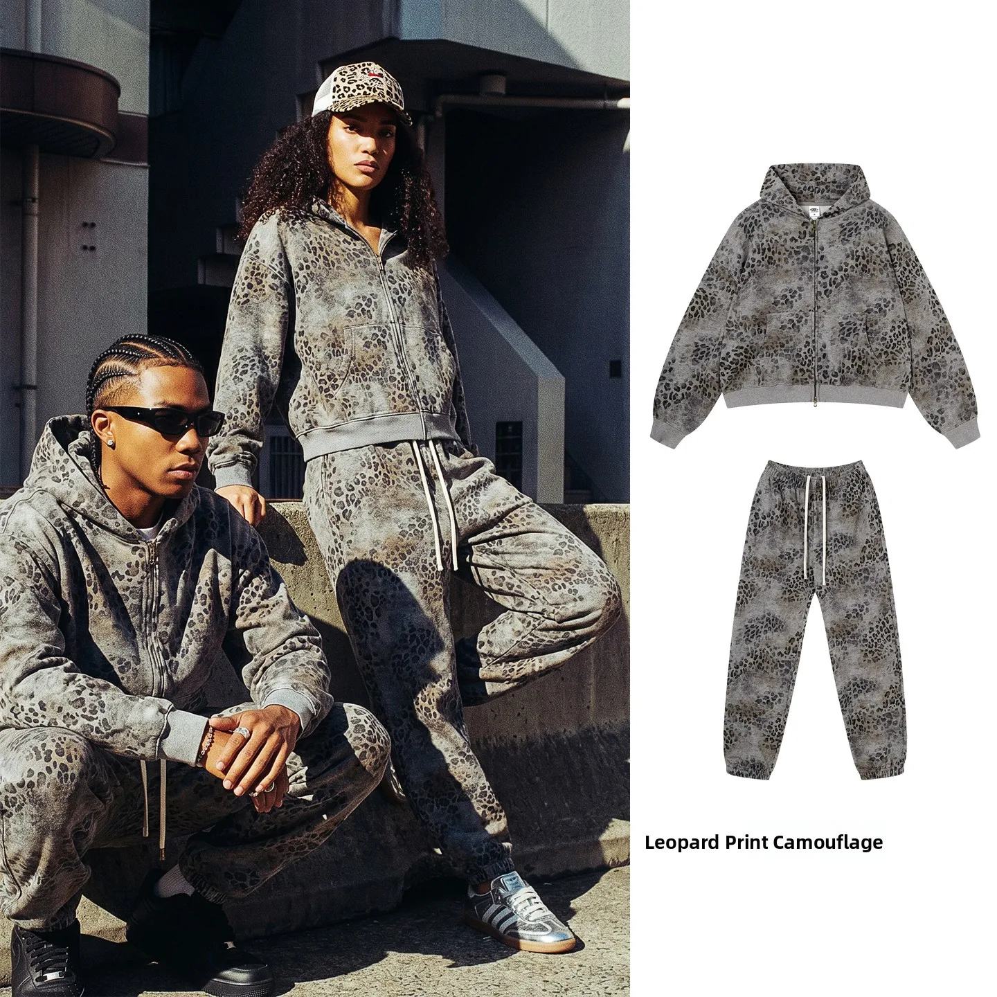 Autumn Winter Camouflage Sweatshirt Set Loose Casual Unisex Sportswear Two-Piece Trendy Streetwear Long Sleeve Long Pants
Autumn Winter Camouflage Sweatshirt Set Loose Casual Unisex Sportswear Two-Piece Trendy Streetwear Long Sleeve Long Pants