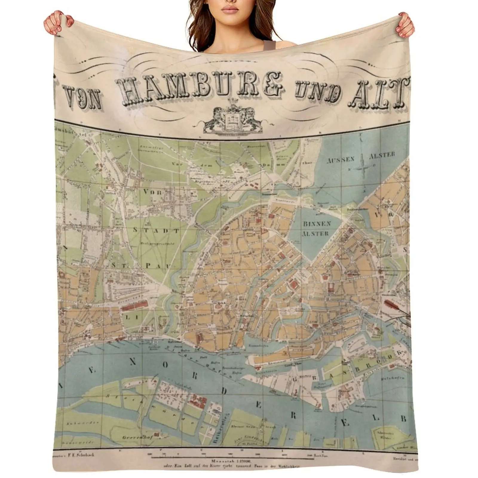 Vintage Hamburg Germany Map (1862) Throw Blanket Weighted valentine gift ideas Thermals For Travel Quilt Blankets
Vintage Hamburg Germany Map (1862) Throw Blanket Weighted valentine gift ideas Thermals For Travel Quilt Blankets