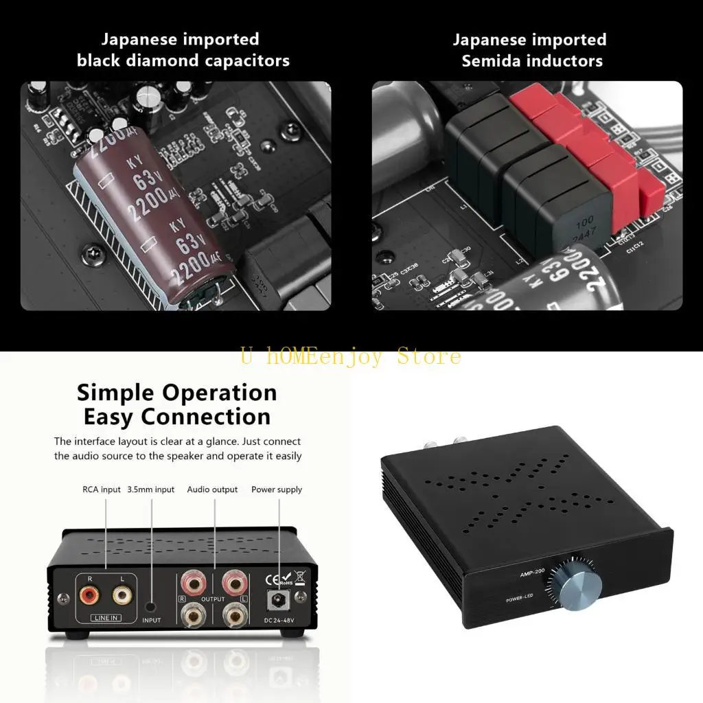 B0KF High End Miniature Amplifier Perfect For Individual And Studio Applications
B0KF High End Miniature Amplifier Perfect For Individual And Studio Applications