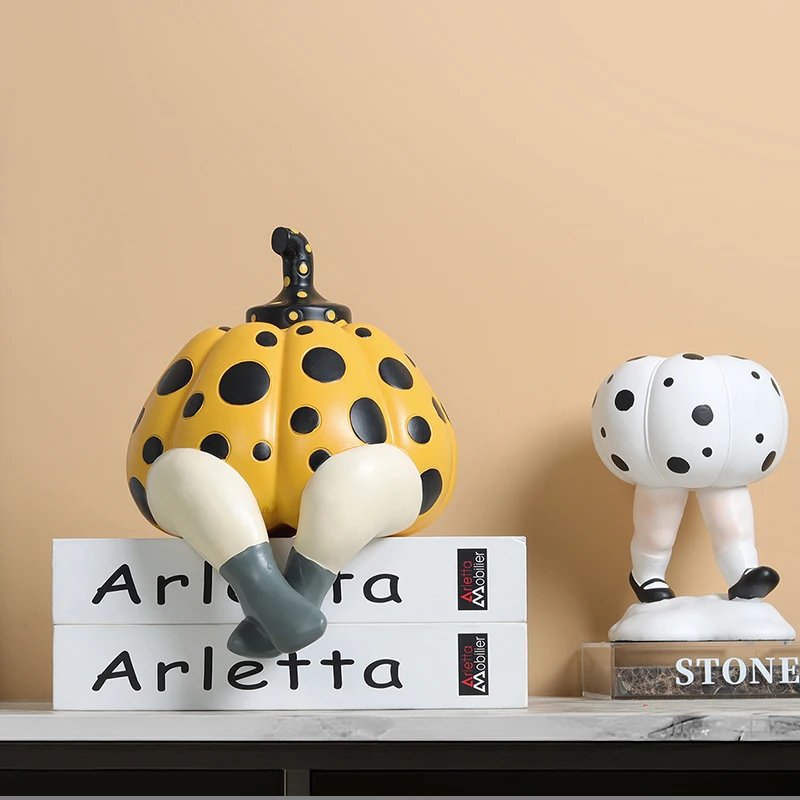 Abstract Polka Dot Pumpkin Doll Ornament Creative Resin Figurine Sculpture Craft for Living Room Office Decoration Birthday Gift
Abstract Polka Dot Pumpkin Doll Ornament Creative Resin Figurine Sculpture Craft for Living Room Office Decoration Birthday Gift