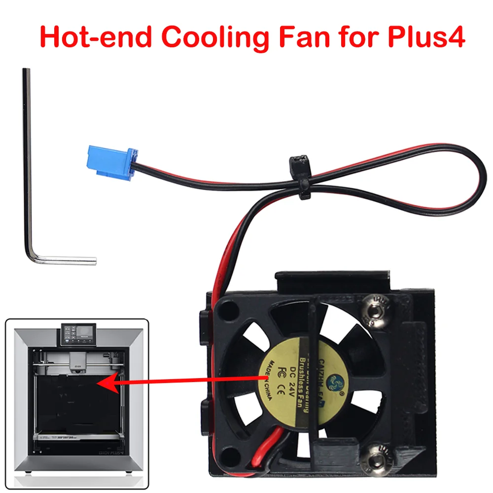 For Plus4 Hot-end Cooling Fan 3010 24V Dual Ball Bearing 10,000 RPM 3D Printer Accessories
For Plus4 Hot-end Cooling Fan 3010 24V Dual Ball Bearing 10,000 RPM 3D Printer Accessories