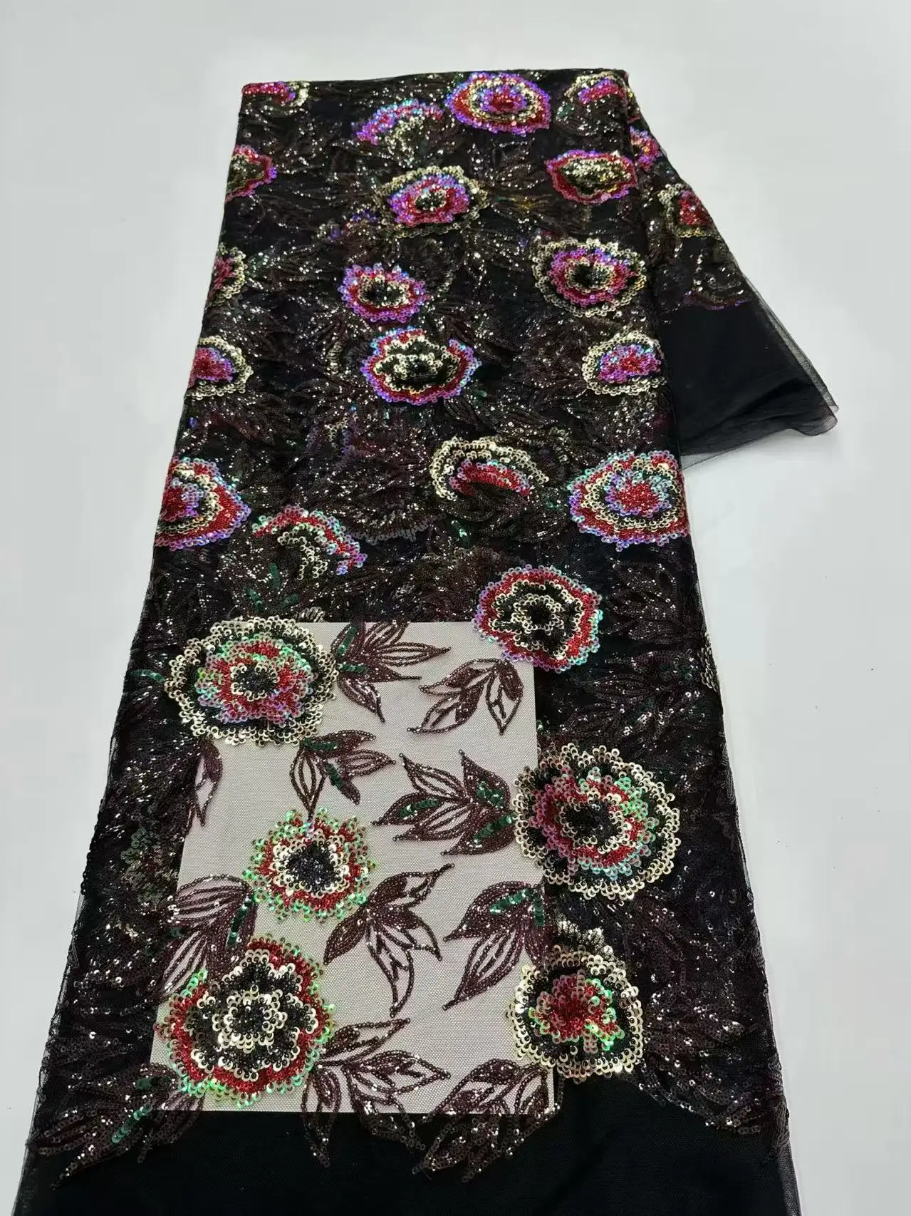 2026 Fashion Elegant French Mesh Rope Embroidery Sequins Lace Fabric African Nigerian Lace Fabric For Wedding Dress
2026 Fashion Elegant French Mesh Rope Embroidery Sequins Lace Fabric African Nigerian Lace Fabric For Wedding Dress