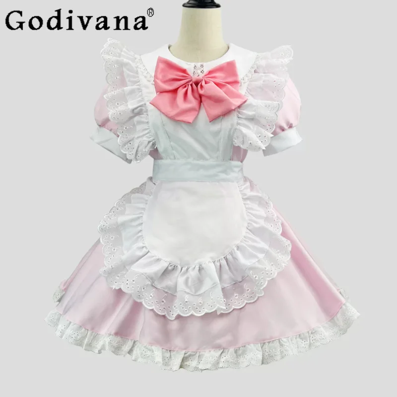 COS Maid Large Size Lolita Short Sleeve Peter Pan Collar Princess Dress Fashion High Waist A-line Versatile Anime Party Dresses
COS Maid Large Size Lolita Short Sleeve Peter Pan Collar Princess Dress Fashion High Waist A-line Versatile Anime Party Dresses