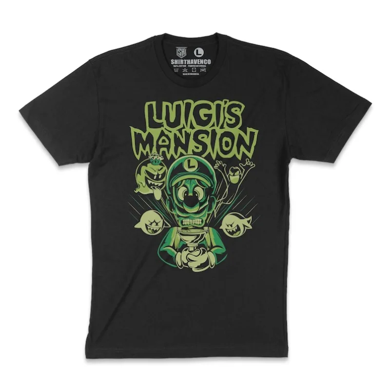 00012650#A-Luigi’s Mansion T-Shirt Nintendo Ghost Hunter Tee Spooky Game Graphic Shirt Retro Mario Bros Style Gamer Gift Haunted
00012650#A-Luigi’s Mansion T-Shirt Nintendo Ghost Hunter Tee Spooky Game Graphic Shirt Retro Mario Bros Style Gamer Gift Haunted