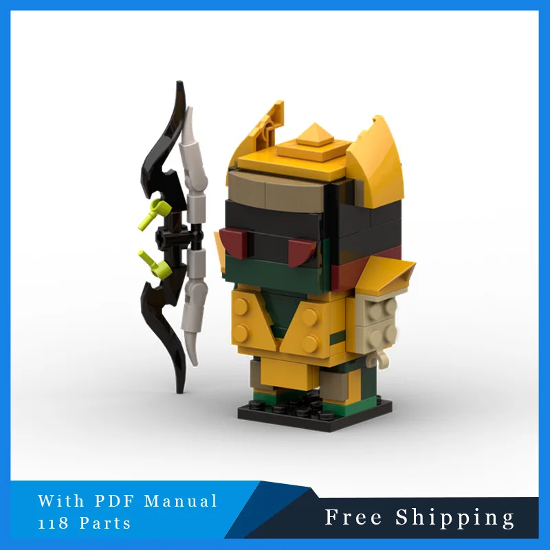 118 шт. MOC известные игры, киноперсонажи, модель Brickheadz, строительные блоки, кирпичи, образовательная сборная игрушка, подарок на Рождество и день рождения
118 шт. MOC известные игры, киноперсонажи, модель Brickheadz, строительные блоки, кирпичи, образовательная сборная игрушка, подарок на Рождество и день рождения