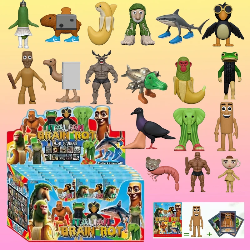 18pcs tung sahur figure cartoon toy tralalero tralala bombardment crocodile shimpanzini bananini figures model decoration doll
18pcs tung sahur figure cartoon toy tralalero tralala bombardment crocodile shimpanzini bananini figures model decoration doll