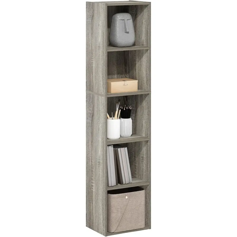 Book Shelf, 5-Tier Modern Bookshelf, Open Shelves Bookcase 9 x 12 x 52, for Living Room, Bedroom, Home Office, French Oak
Book Shelf, 5-Tier Modern Bookshelf, Open Shelves Bookcase 9 x 12 x 52, for Living Room, Bedroom, Home Office, French Oak