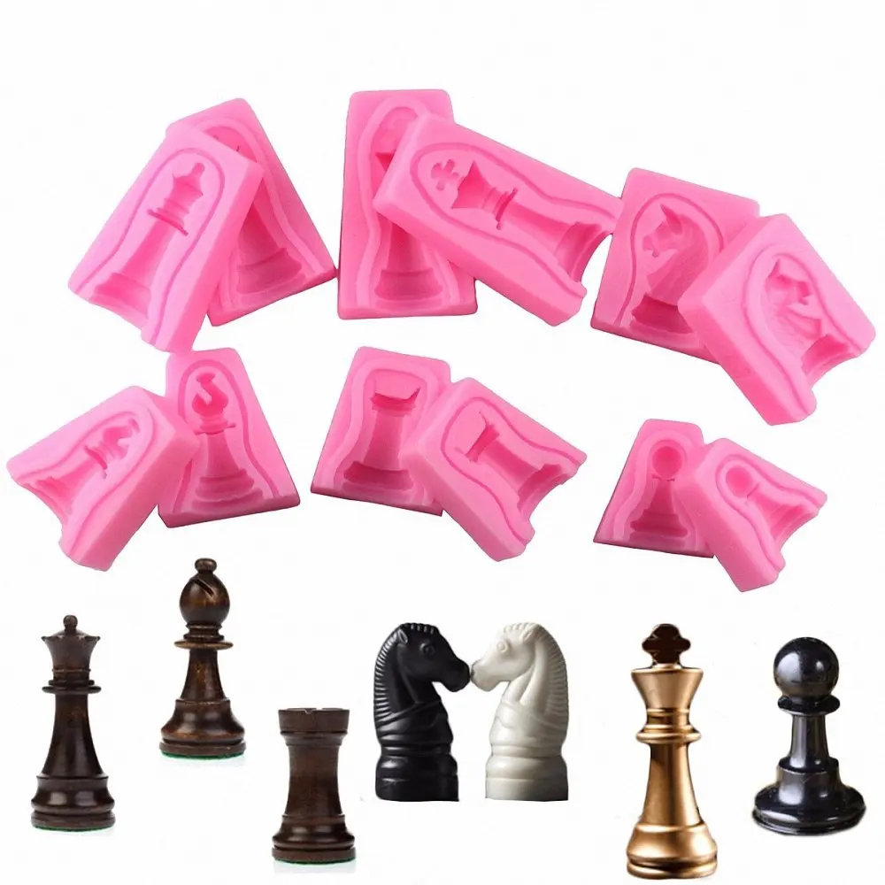 3D Chess Piece Silicone Mold for Chocolate, Candy, Fondant, Cake Decorating, Soap, Candle, Wax Melt, Plaster, Resin (Set of
3D Chess Piece Silicone Mold for Chocolate, Candy, Fondant, Cake Decorating, Soap, Candle, Wax Melt, Plaster, Resin (Set of