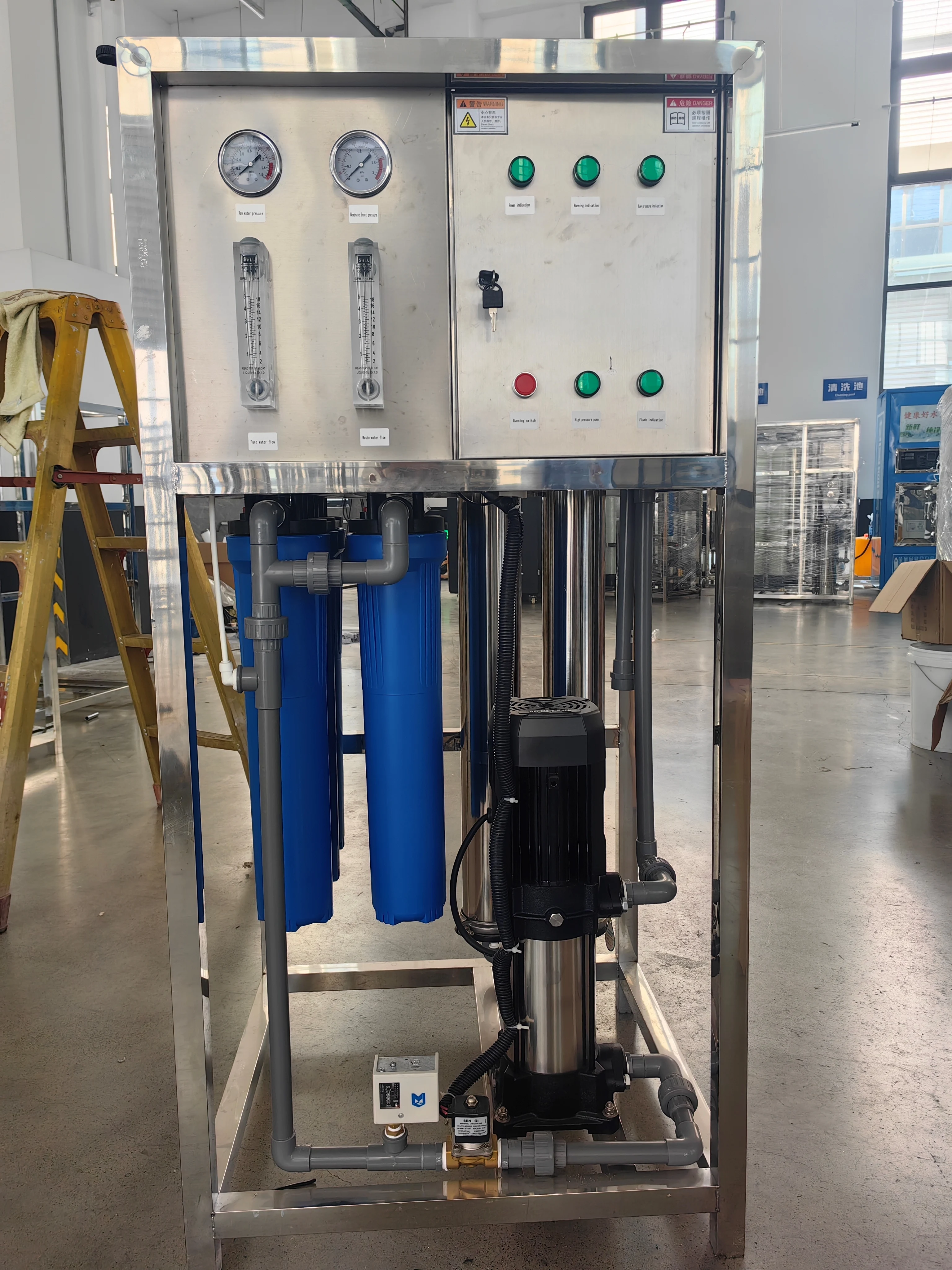 2025 New Design 500LPH Reverse Osmosis System Integrated Compact RO Plant Ready to Ship Factory Direct
2025 New Design 500LPH Reverse Osmosis System Integrated Compact RO Plant Ready to Ship Factory Direct
