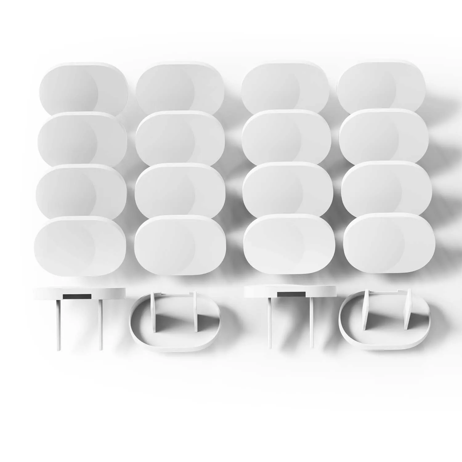 20-piece power plug and socket protector 2-hole child-safe, waterproof wall socket accessory for home and school white
20-piece power plug and socket protector 2-hole child-safe, waterproof wall socket accessory for home and school white