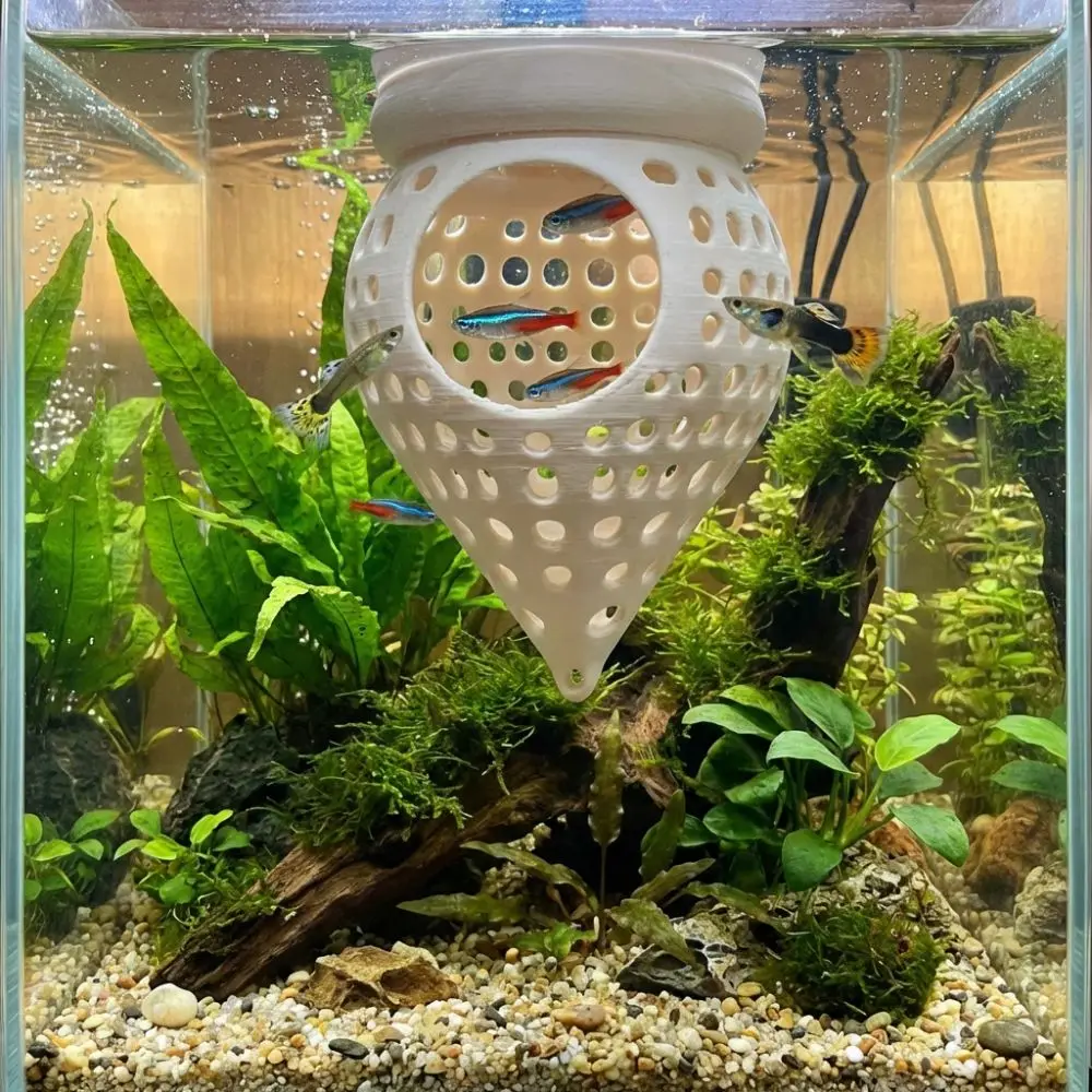 3D Printed Floating Fish Hammock Breeding House Hideout Hammock Feeding Ring Plastic Hollow Fish Hide Cave Shrimp Habitat
3D Printed Floating Fish Hammock Breeding House Hideout Hammock Feeding Ring Plastic Hollow Fish Hide Cave Shrimp Habitat