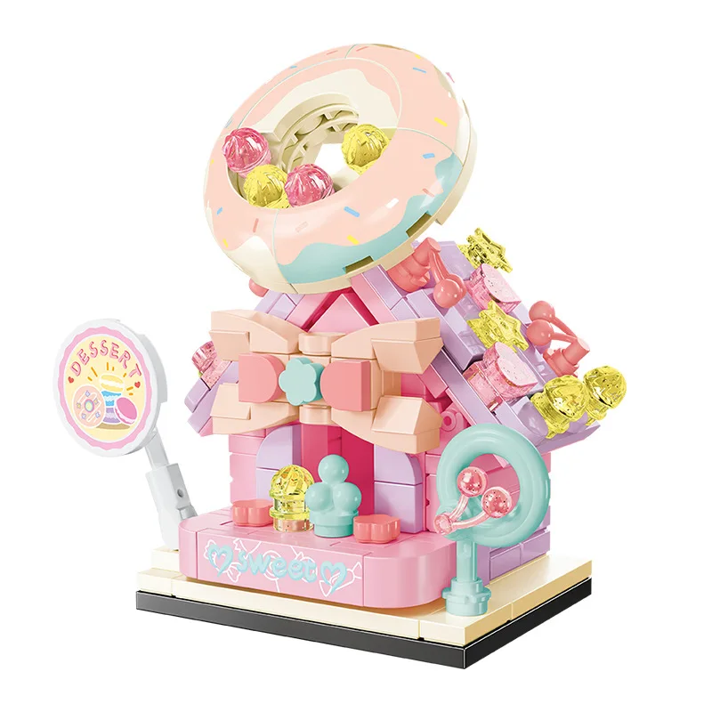 MP Street View Toy Shop Convenience Dessert Shop Milk Tea Coffee House Assembly Model Children Small Particle Assembly Bu Blocks
MP Street View Toy Shop Convenience Dessert Shop Milk Tea Coffee House Assembly Model Children Small Particle Assembly Bu Blocks