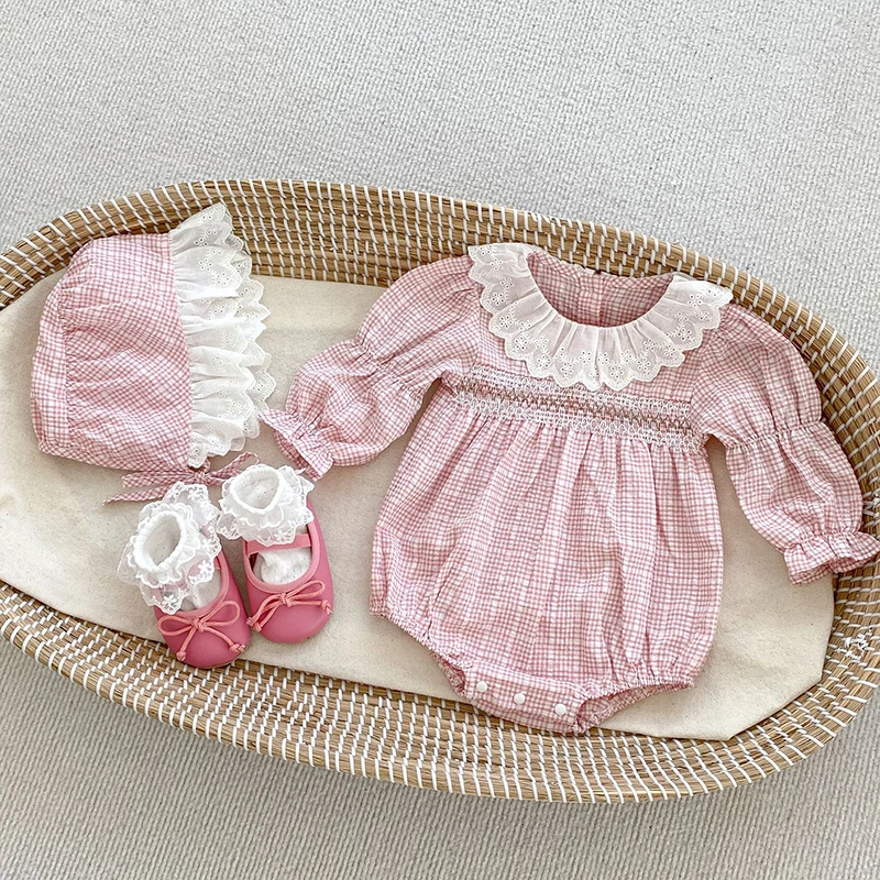 Infant Kids Baby Girls Long Sleeve Sweet Plaid Jumpsuit Spring Autumn Toddler Baby Girls Children Clothes Rompers
Infant Kids Baby Girls Long Sleeve Sweet Plaid Jumpsuit Spring Autumn Toddler Baby Girls Children Clothes Rompers