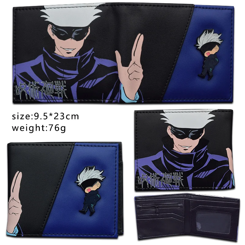Кошелек Jujutsu Kaisen с металлическим логотипом Годжо Сатору, монетница, держатель для карт, отделение для ID и банкнот, крутой студенческий аниме-кошелек, подарок для фанатов
Кошелек Jujutsu Kaisen с металлическим логотипом Годжо Сатору, монетница, держатель для карт, отделение для ID и банкнот, крутой студенческий аниме-кошелек, подарок для фанатов