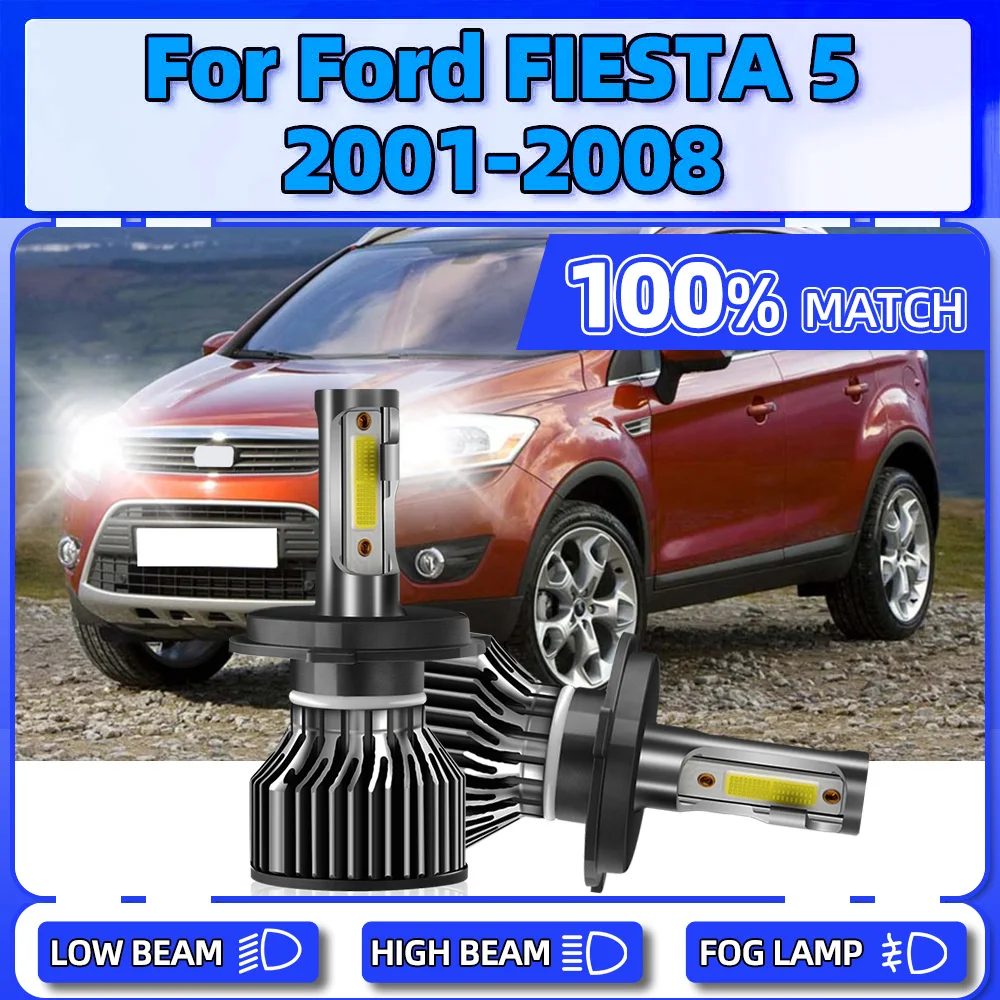 H4 LED Headlight Bulbs 20000LM CSP Chips Car Lights 12V 6000K White For Ford FIESTA 5 2001 2002 2003 2004 2005 2006 2007 2008
H4 LED Headlight Bulbs 20000LM CSP Chips Car Lights 12V 6000K White For Ford FIESTA 5 2001 2002 2003 2004 2005 2006 2007 2008