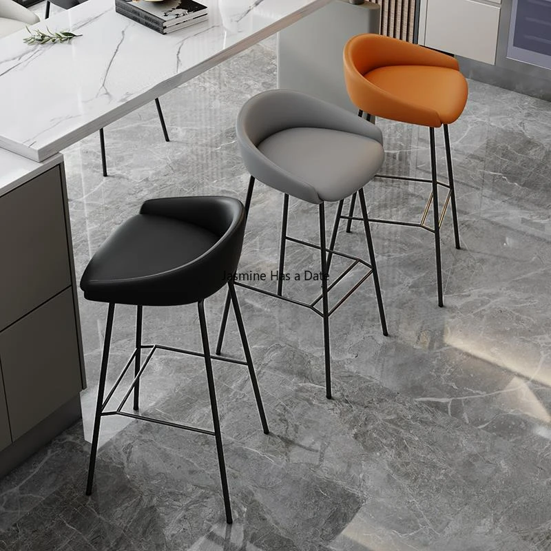 Nordic Simple Bar Chairs Kitchen Furniture Luxury Modern Home Leather Back Fashion Designer Bar Stools Front Desk Bar Chair
Nordic Simple Bar Chairs Kitchen Furniture Luxury Modern Home Leather Back Fashion Designer Bar Stools Front Desk Bar Chair