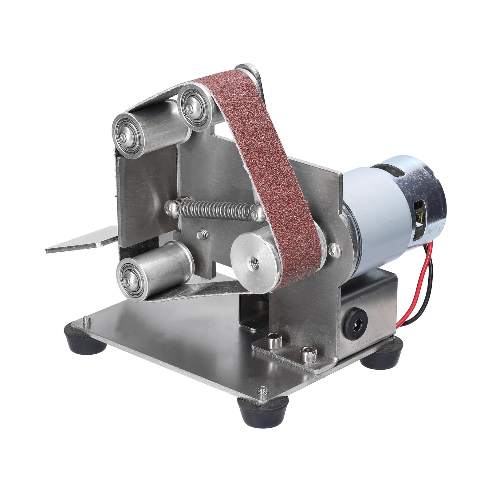 Multifunctional Grinder Mini Electric Belt Sander DIY Polishing Grinding Machine Cutter Edges Sharpener Multifunctional Grinder