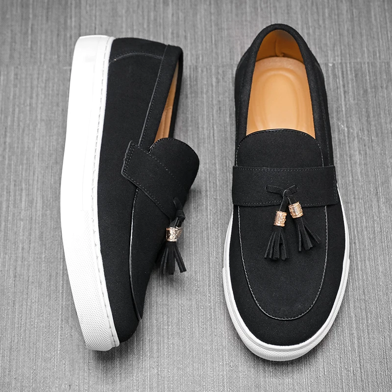 Luxury Dress Shoes for Men Comfy Brand Gentleman Tasseled Loafers Outdoor Shoes Leisure Walk Male Moccasins Suede Leather Man
Luxury Dress Shoes for Men Comfy Brand Gentleman Tasseled Loafers Outdoor Shoes Leisure Walk Male Moccasins Suede Leather Man