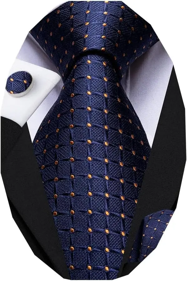 Mens Paisley Striped Tie & Handkerchief Cufflinks Set for Wedding Business
Mens Paisley Striped Tie & Handkerchief Cufflinks Set for Wedding Business