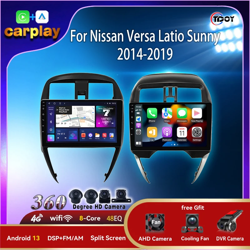 Авторадио Carplay мультимедийный плеер автомобильное радио для Nissan Versa Latio Sunny 2014-2019 автомобильное видео 8 ядер Android Auto беспроводной GPS
Авторадио Carplay мультимедийный плеер автомобильное радио для Nissan Versa Latio Sunny 2014-2019 автомобильное видео 8 ядер Android Auto беспроводной GPS