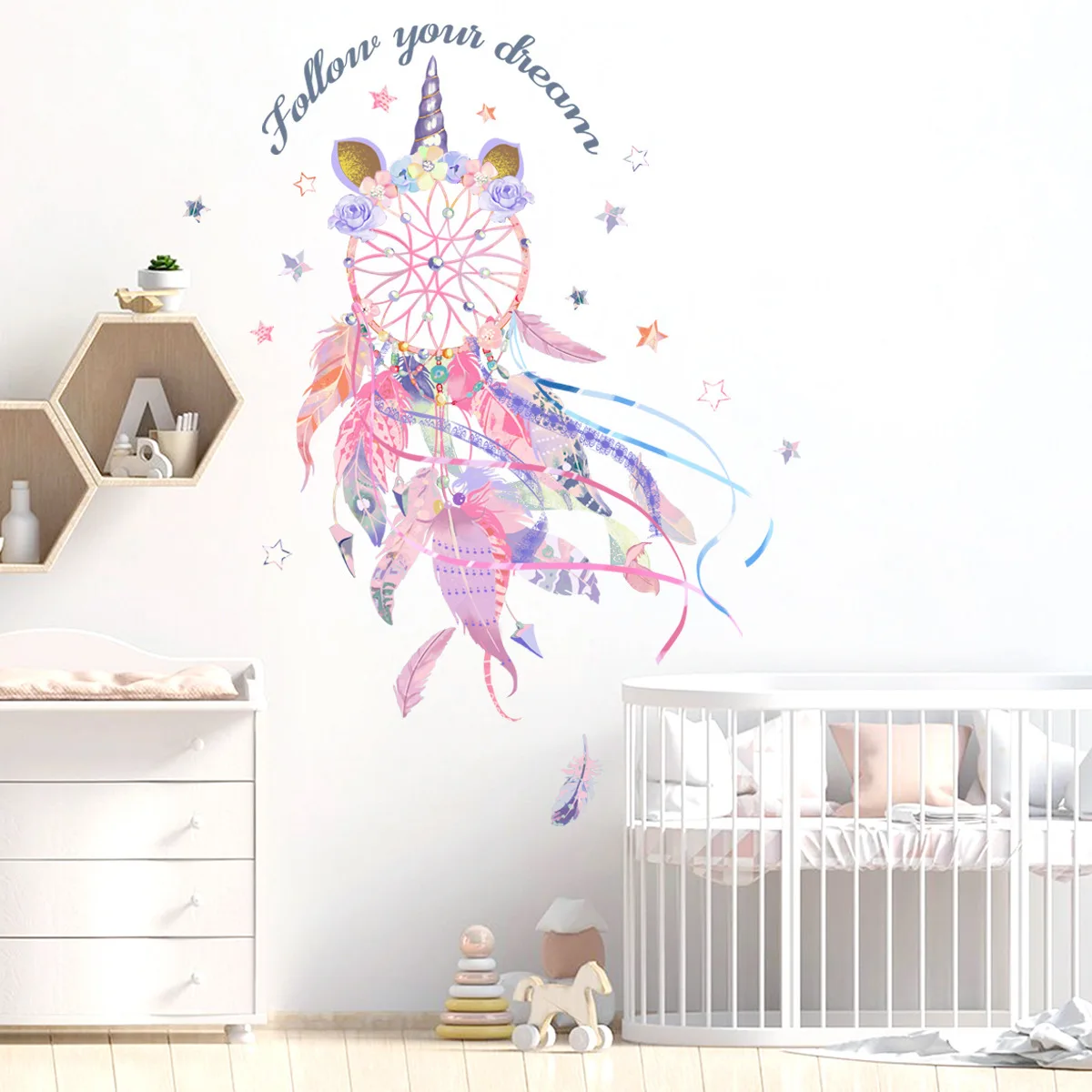 4pcs Dream Catcher Feather English Cartoon Wall Sticker Creative Bedroom Living Room Bedroom Study Decoration Mural Wall Sticker
4pcs Dream Catcher Feather English Cartoon Wall Sticker Creative Bedroom Living Room Bedroom Study Decoration Mural Wall Sticker